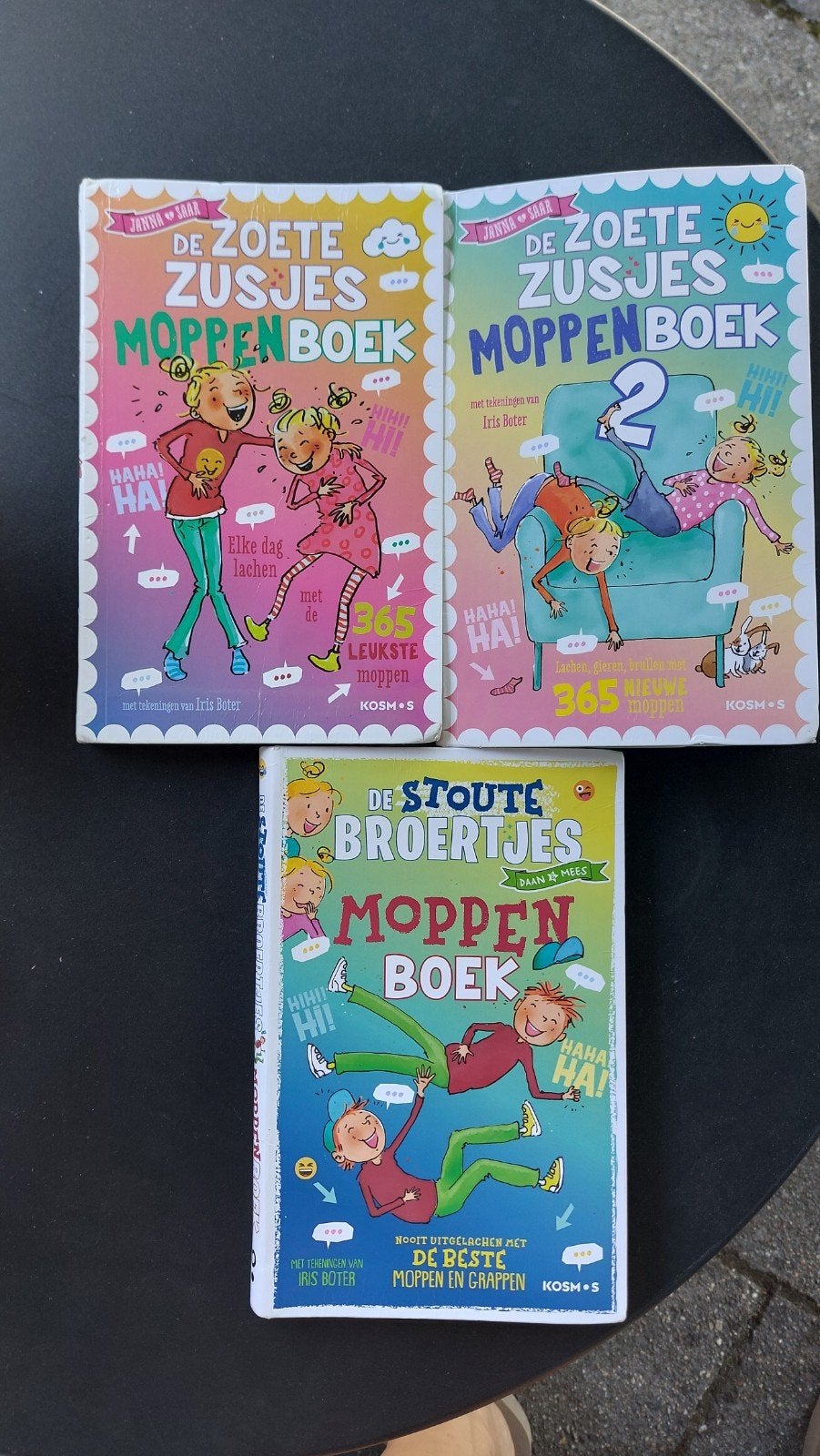 SET (3x) De Zoete Zusjes moppenboek 1&2 + Stoute broertjes, Fictie algemeen, Ophalen of Verzenden, Zo goed als nieuw, Hanneke de Zoete
