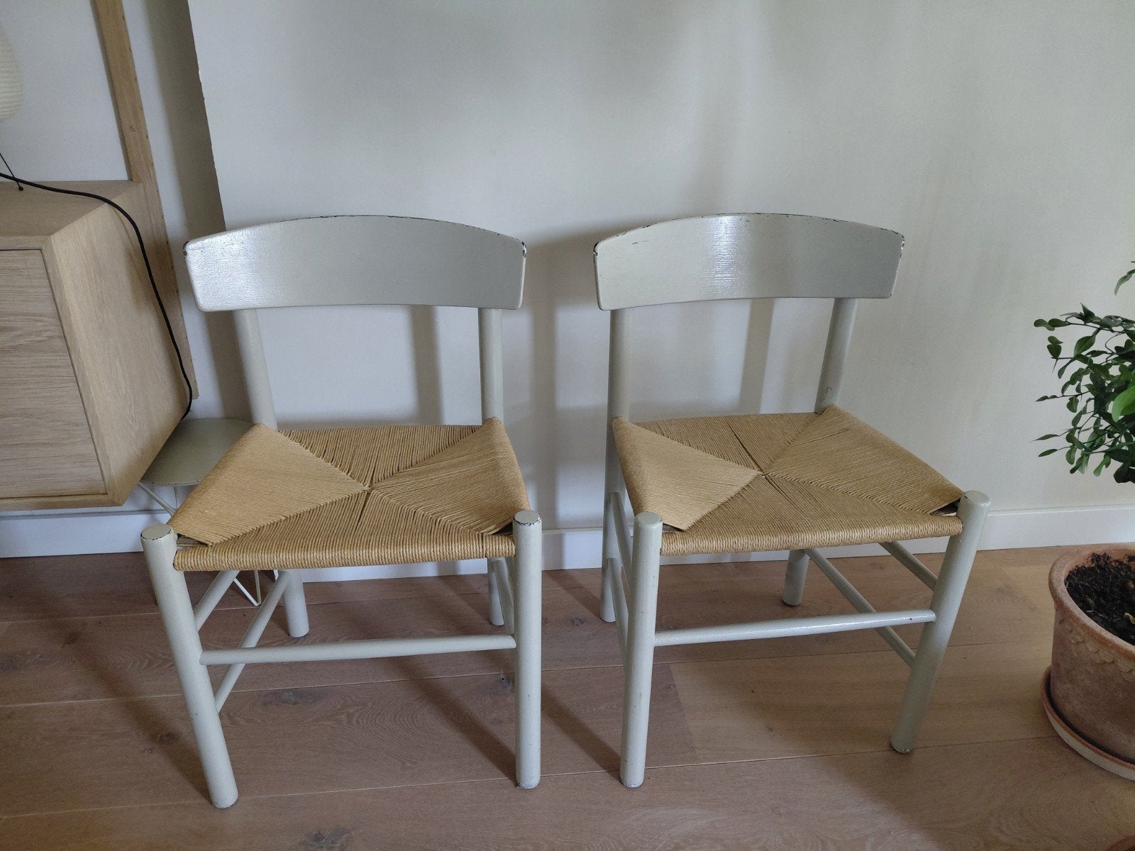 2 originele Børge Mogensen J39 stoelen – Fredericia, Ophalen
