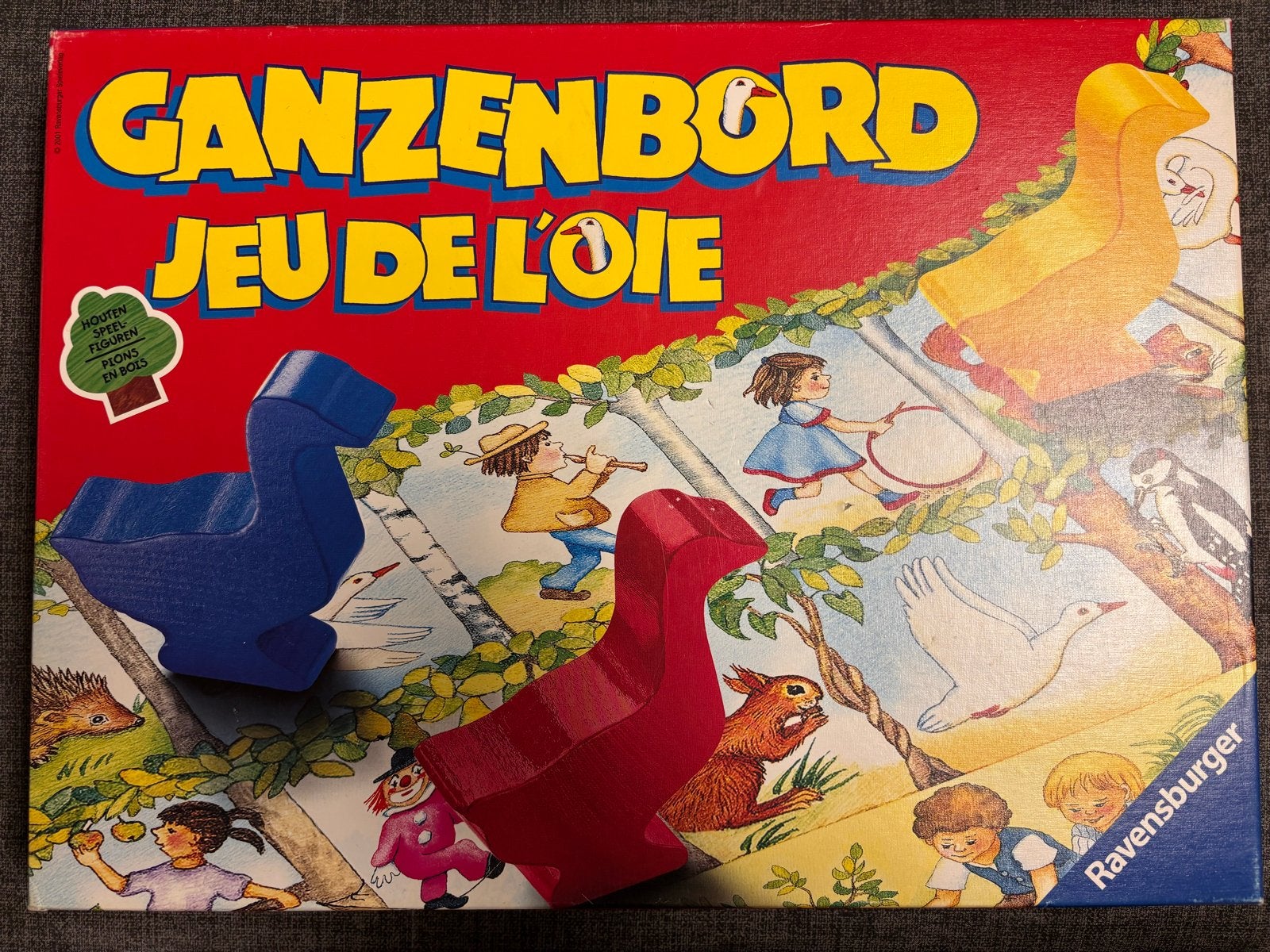 Ganzenbord / Jeu de l'Oie van Ravensburger, Hobby en Vrije tijd, Gezelschapsspellen | Bordspellen, Drie of vier spelers, Ophalen