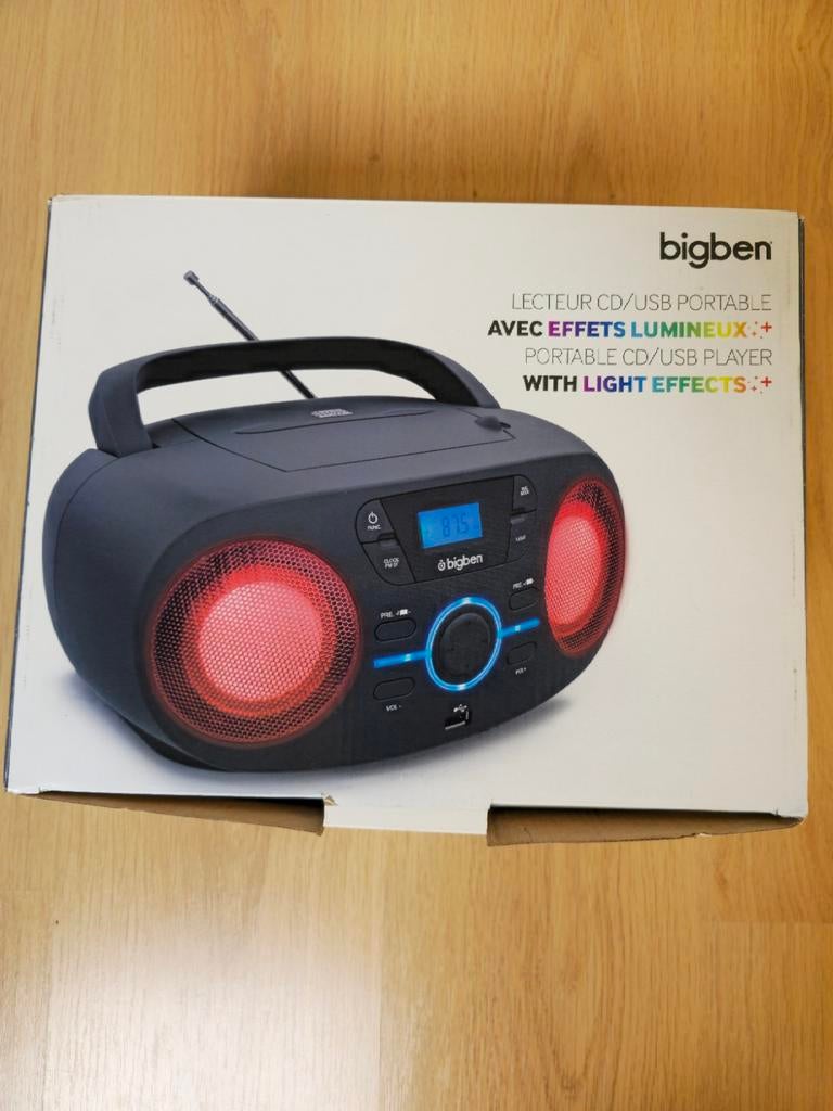 Bigben radio/cd-speler - Zo goed als nieuw, Audio, Tv en Foto, Radio's, Ophalen of Verzenden, Zo goed als nieuw, Radio, Met cd-speler