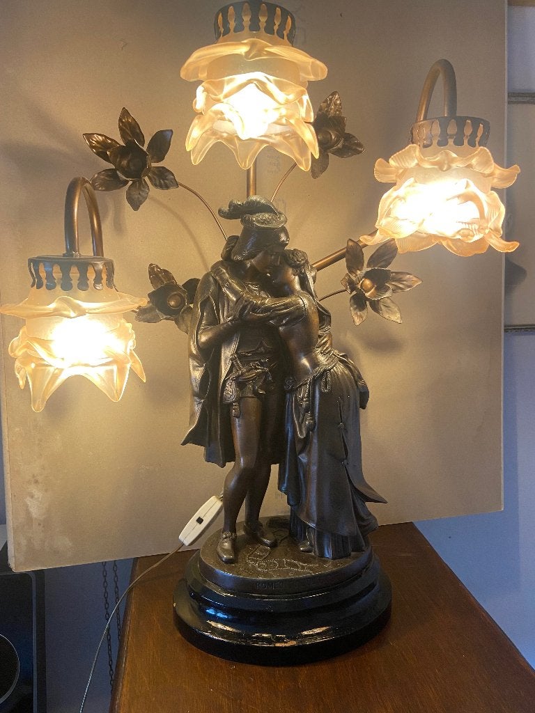 Antieke lamp, Ophalen of Verzenden