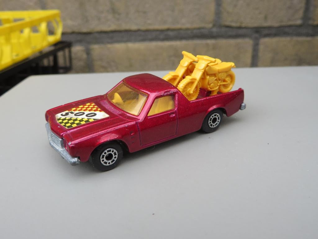 Matchbox Holden Pick-up met motoren, Ophalen of Verzenden, Zo goed als nieuw, Auto