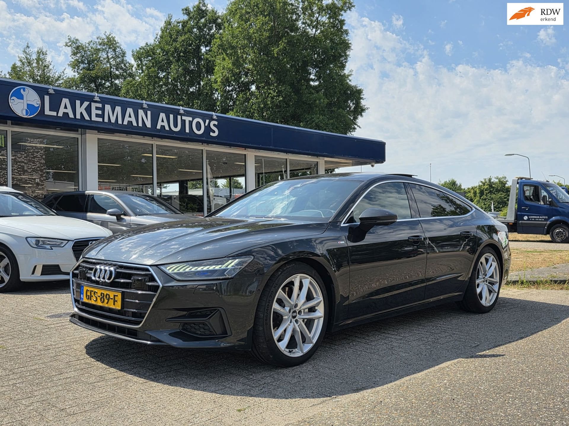 Audi A7 SPORTBACK 50 TDI quattro Pro Line S Blackline Huurko, Auto's, Audi, Gebruikt, Euro 6, 2000 kg, 286 pk
