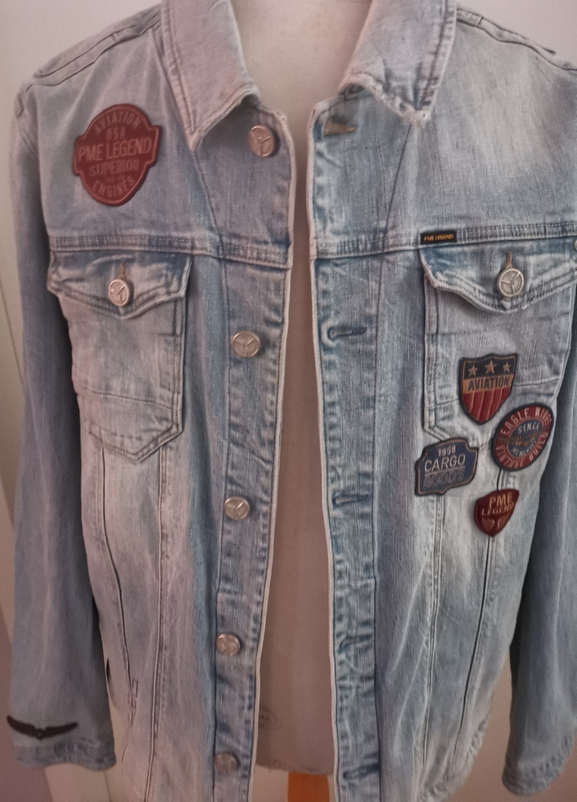 PME LEGEND Denim Jacket maat 3XL, PME LEGEND, Overige maten, Zo goed als nieuw, Verzenden