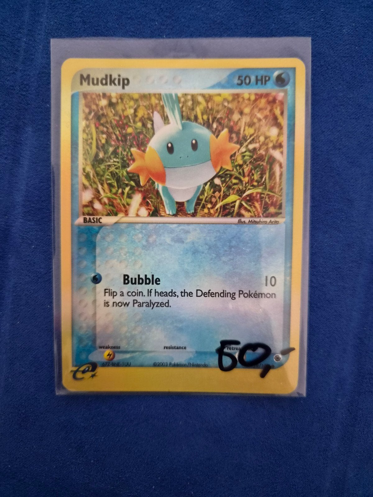 Mudkip ex ruby saphire reverse holo, Ophalen of Verzenden, Zo goed als nieuw