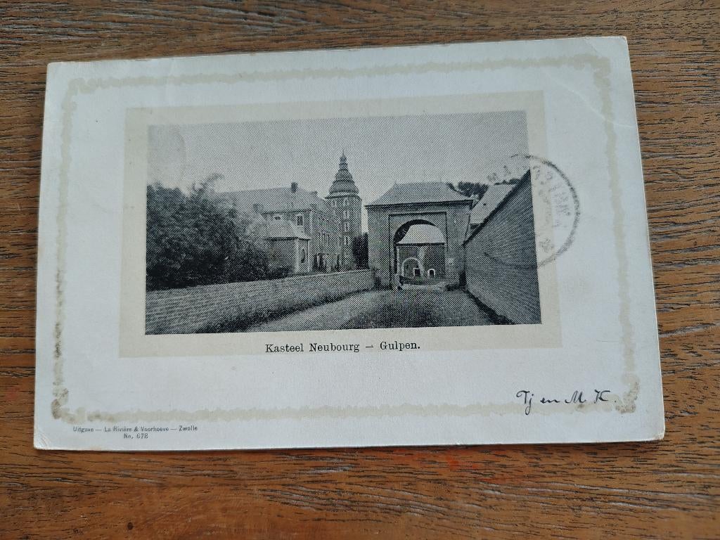 Gulpen kasteel Neubourg, Verzamelen, Verzenden, Limburg