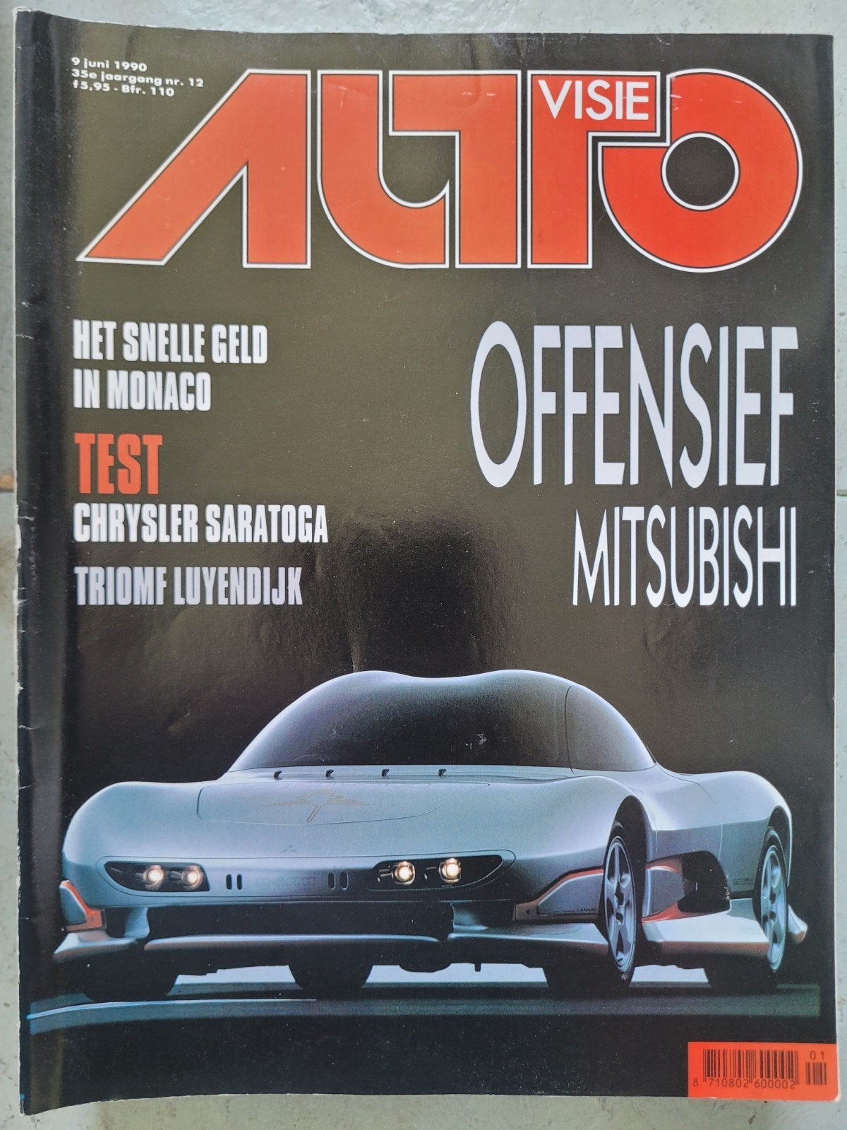 Autovisie nr 12 van 1990, Verzenden, Gelezen, Algemeen