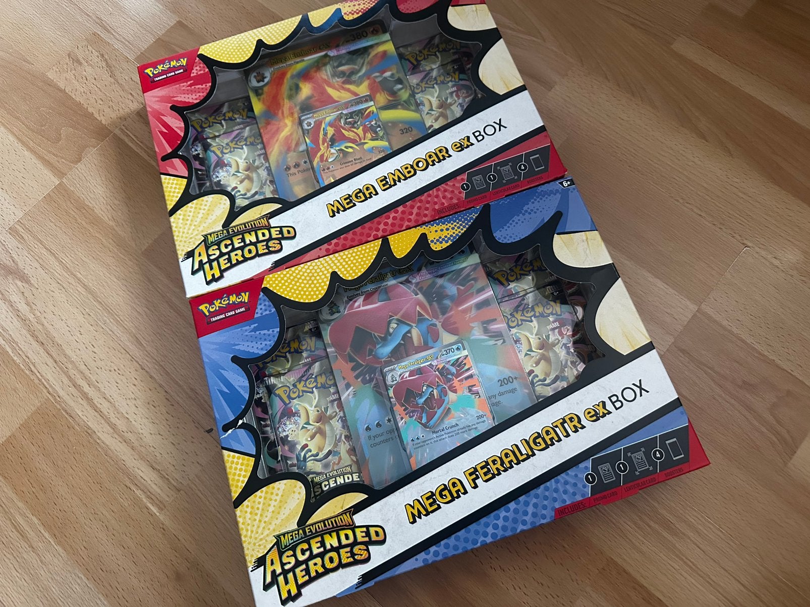Pokémon Ascended Heroes Feraligatr & Emboar EX BOX NIEUW, Ophalen of Verzenden, Nieuw, Boosterbox