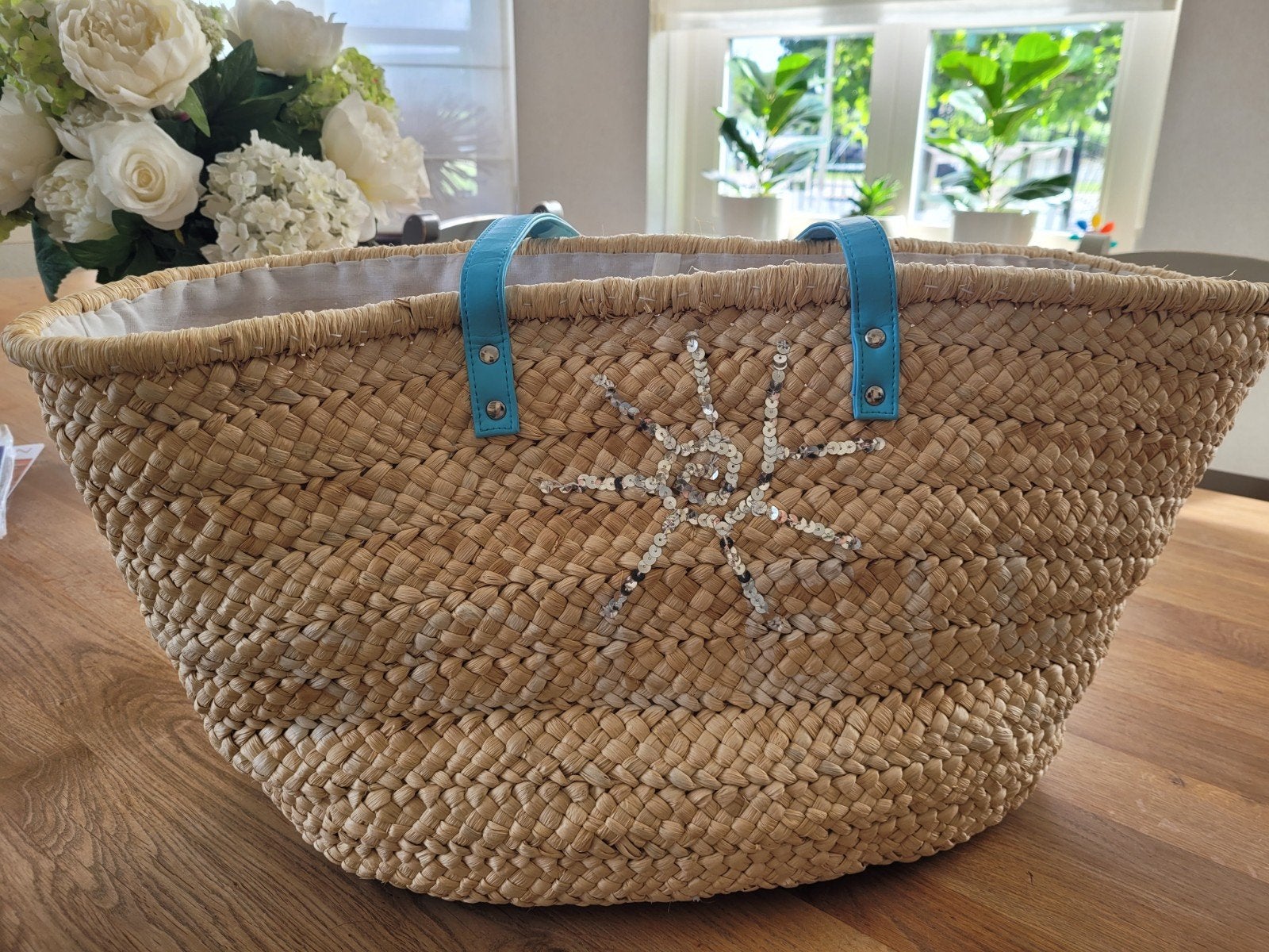 Riviera maison strandtas, Ophalen, 30 cm of meer