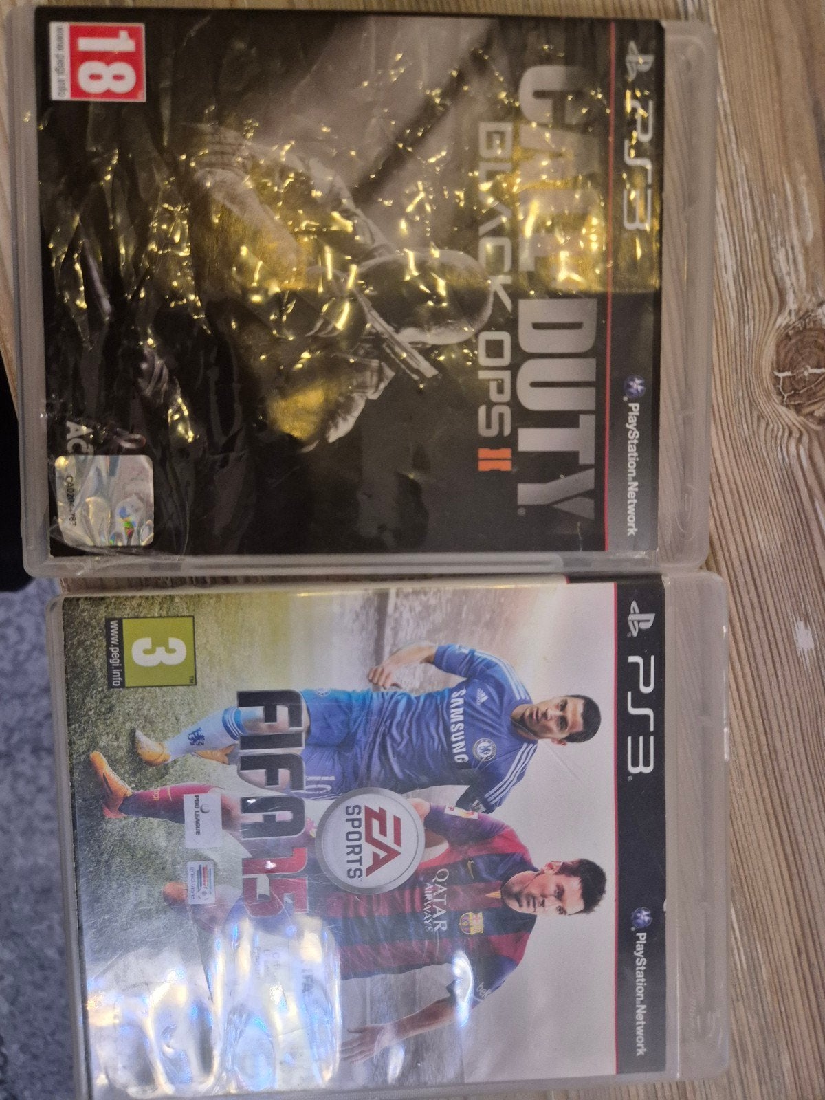 Call of Duty Black Ops II & FIFA 15 PS3 Games, Spelcomputers en Games, Ophalen, Online, Gebruikt, Vanaf 18 jaar