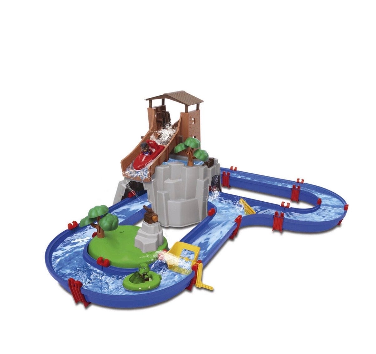 Aquaplay waterbaan compleet met extra bootjes (2 sets), Ophalen, Gebruikt