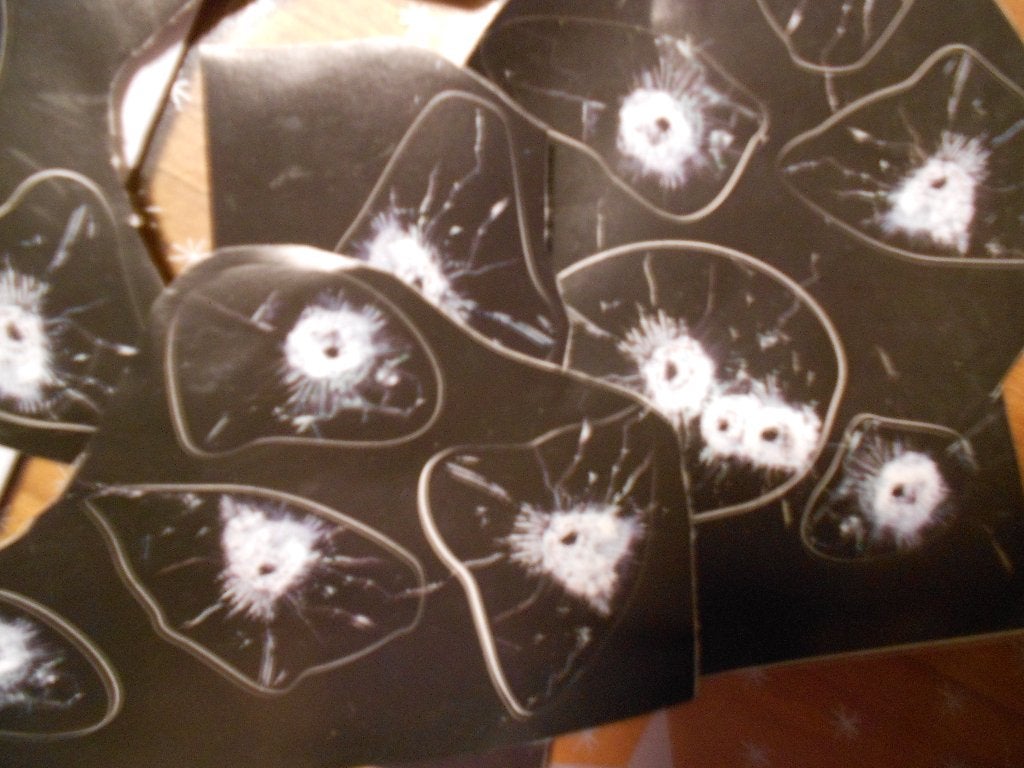 stickertjes van kogelgaten leuk voor Sinterklaas surprise, Diversen, Sinterklaas, Ophalen