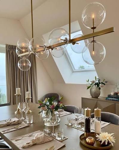 Nieuw - Eichholtz Chandelier Largo, Ophalen, Nieuw, Glas, 75 cm of meer