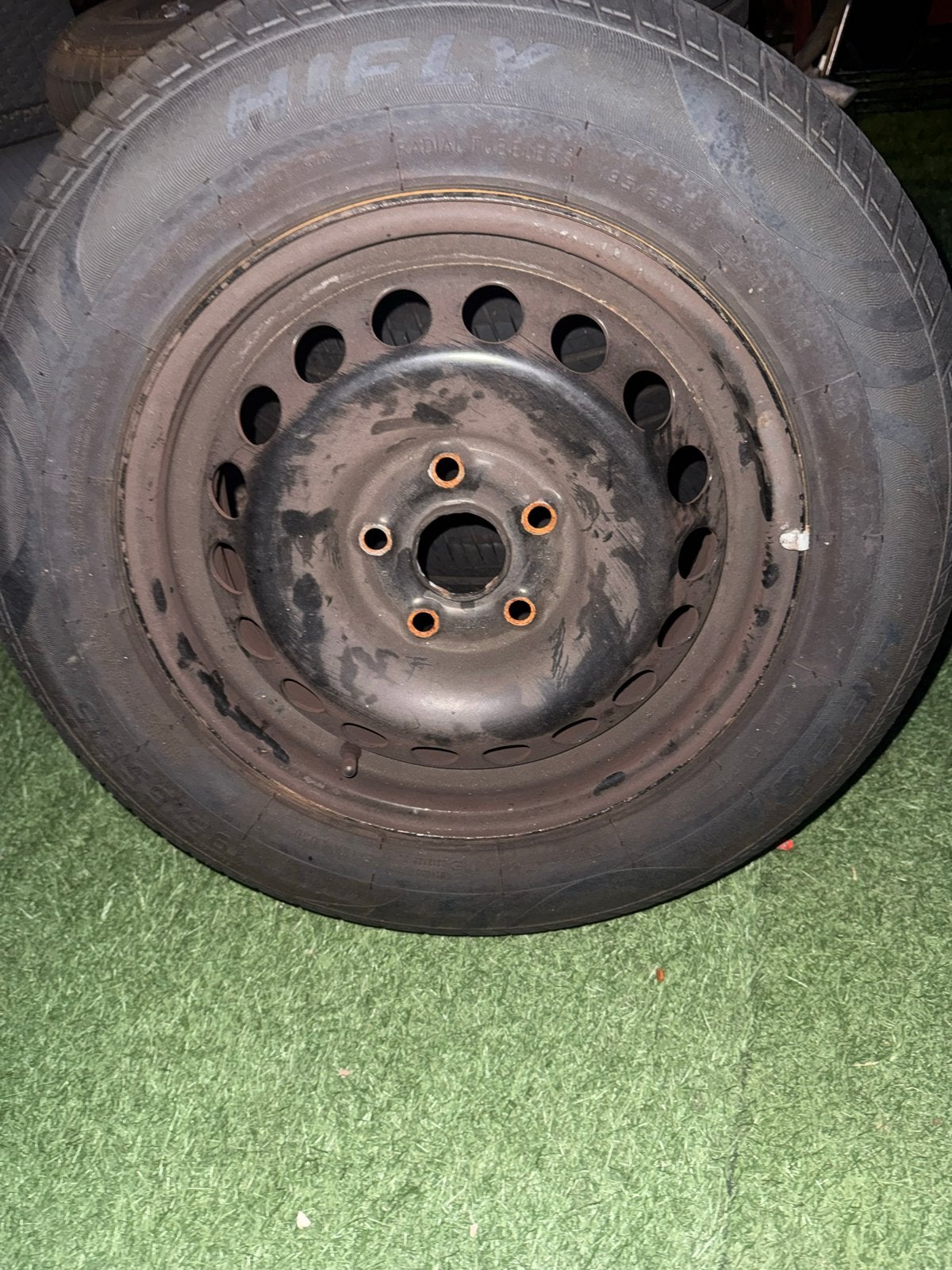 band op stalen velg, Auto diversen, Ophalen, Gebruikt