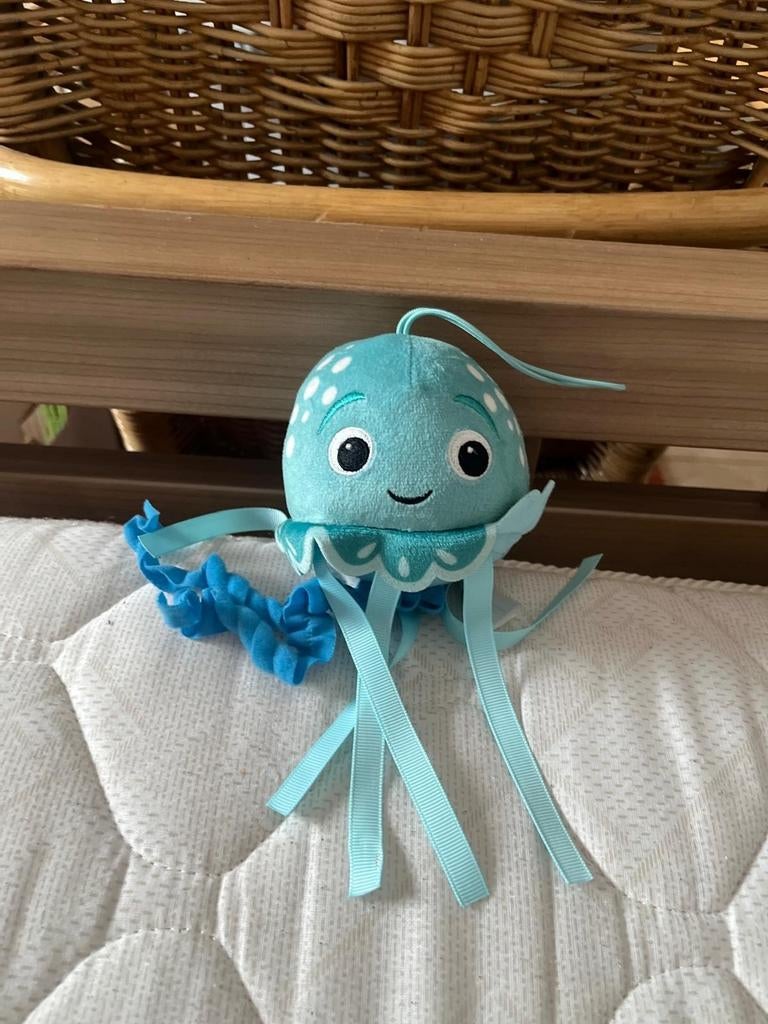 Leuke blauwe kwal knuffel, Ophalen of Verzenden