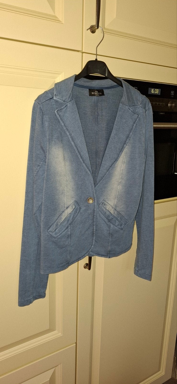 Stijlvol jasje Maat S, Kleding | Dames, Ophalen, Blauw, BENGOTTI, Jasje