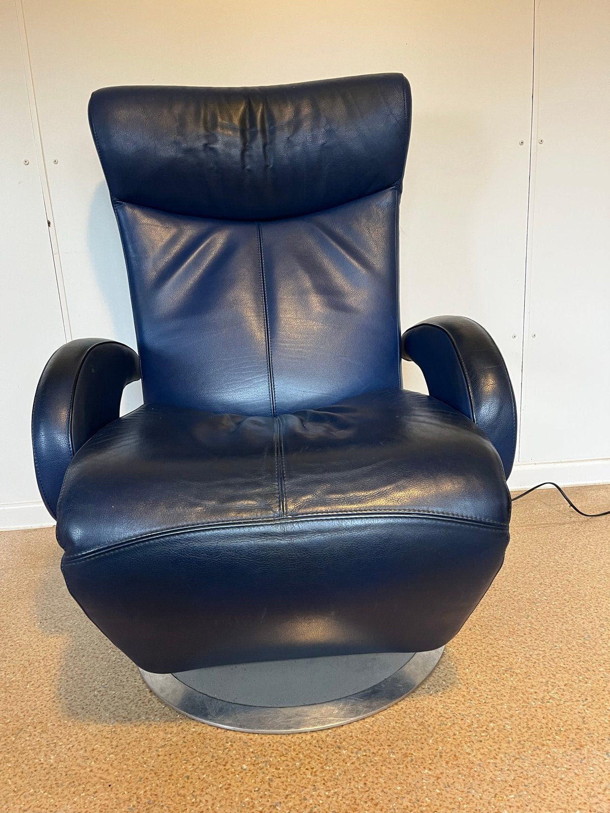 Luxe Leolux Fauteuil - Verstelbaar & Comfortabel, Ophalen, Gebruikt, Leer, 75 tot 100 cm