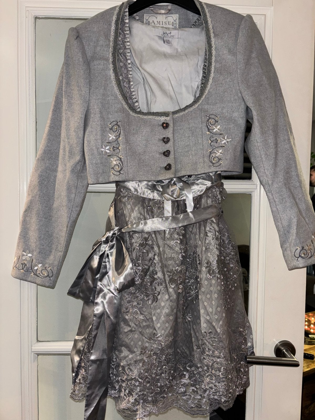 New Yorker Dirndl + jasje, Maat 42/44 (L), Ophalen of Verzenden, Zo goed als nieuw, Knielengte
