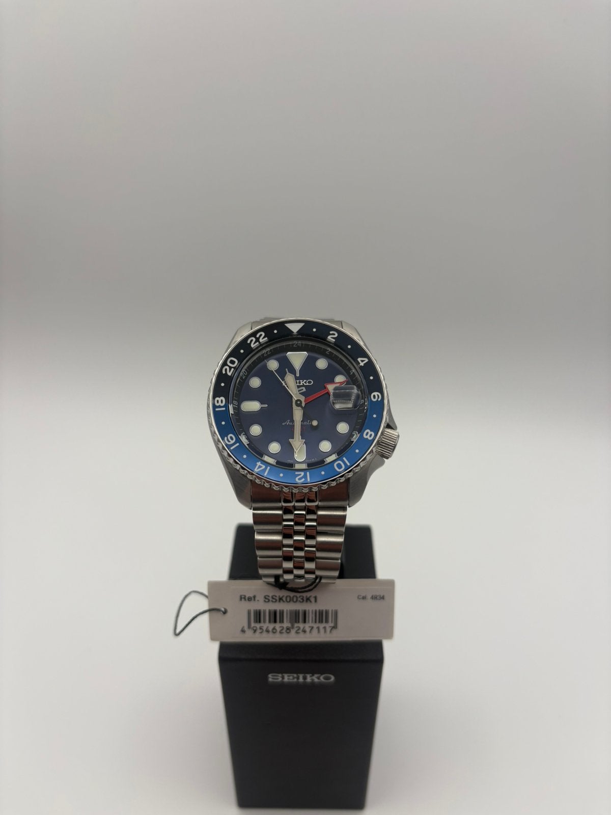 Seiko Batman SSK003K1, Zwart, IOS, Ophalen of Verzenden, Zo goed als nieuw