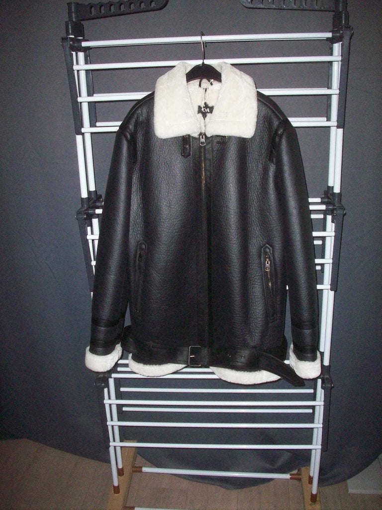 Damens en heren jas,, Ophalen, Nieuw, Maat 42/44 (L), Zwart