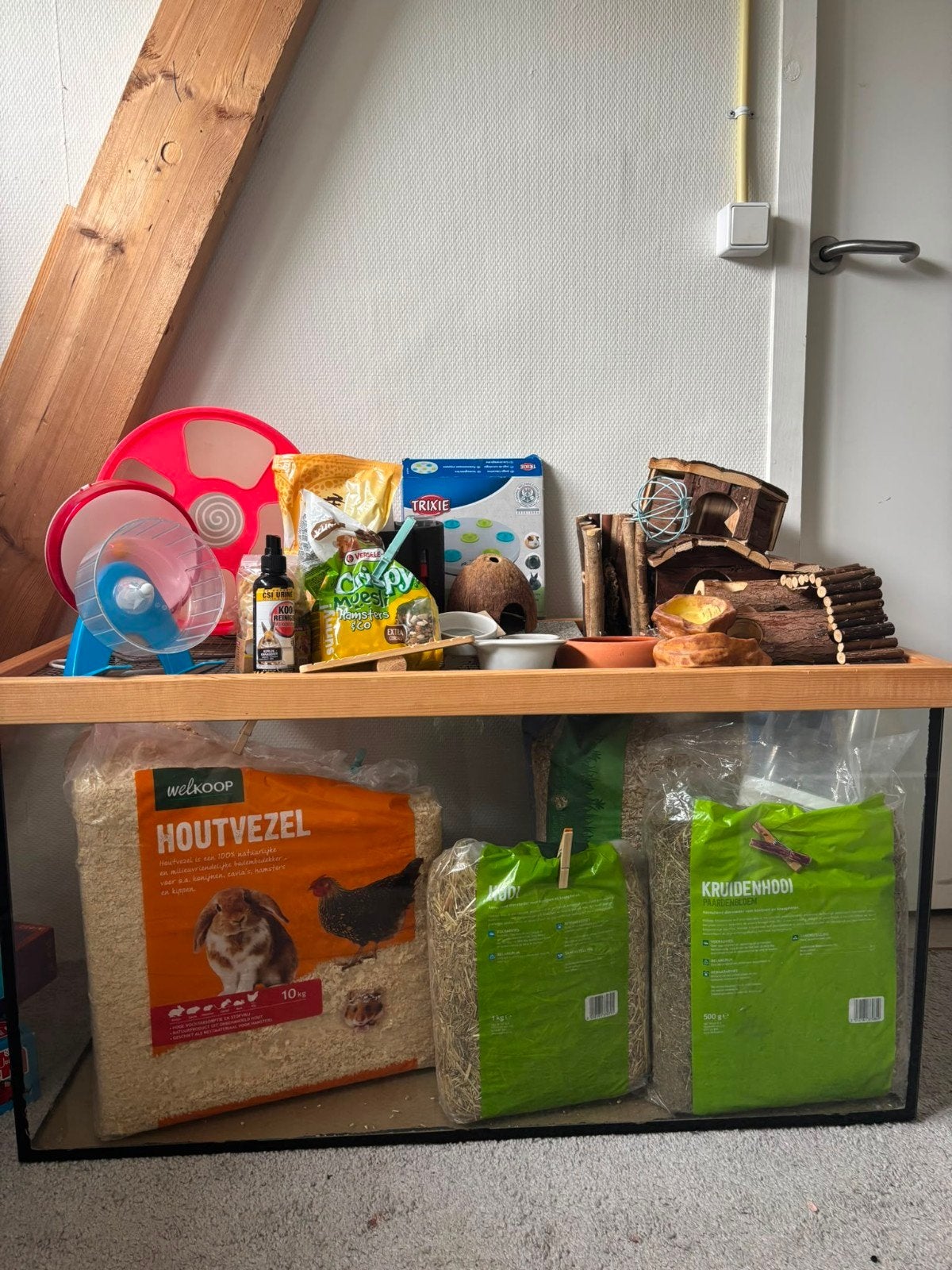 Hamsterkooi en toebehoren, Dieren en Toebehoren, Ophalen, Kooi, Hamster, Minder dan 60 cm