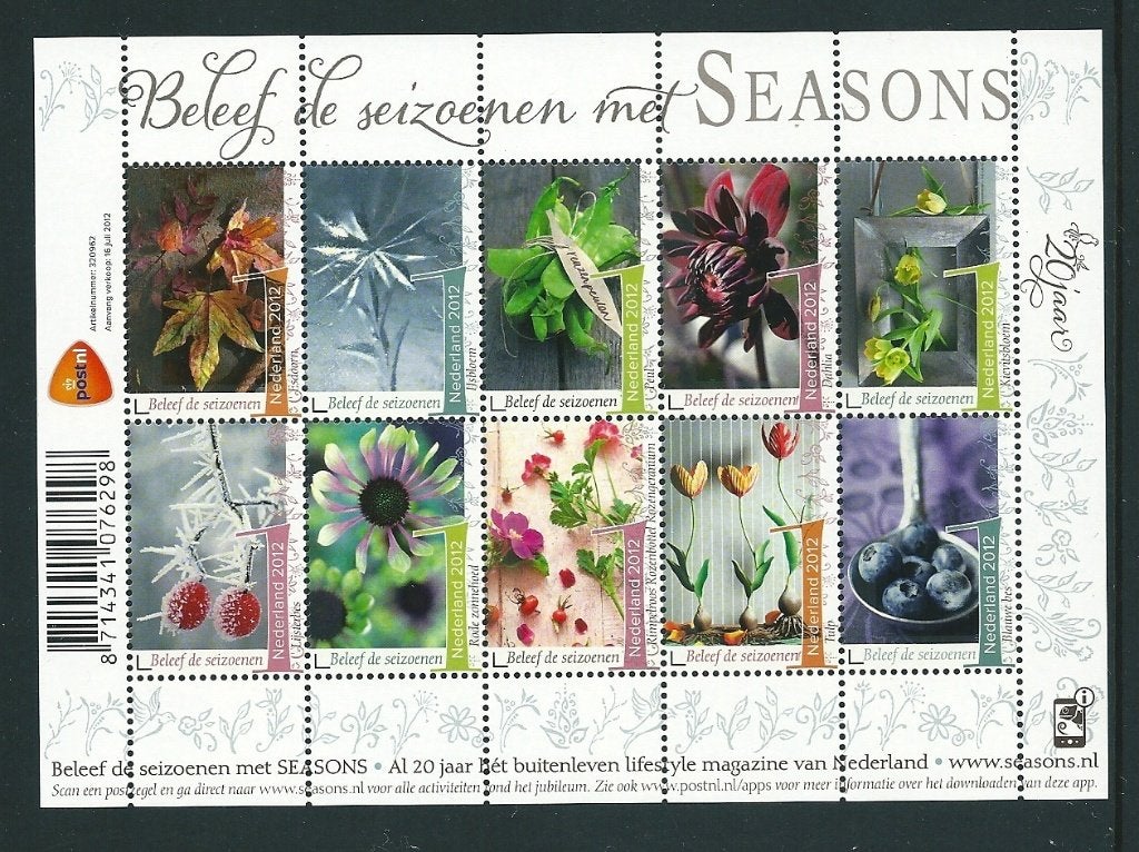 Vel Seasons, no V2957, postfris, Ophalen of Verzenden, Postfris