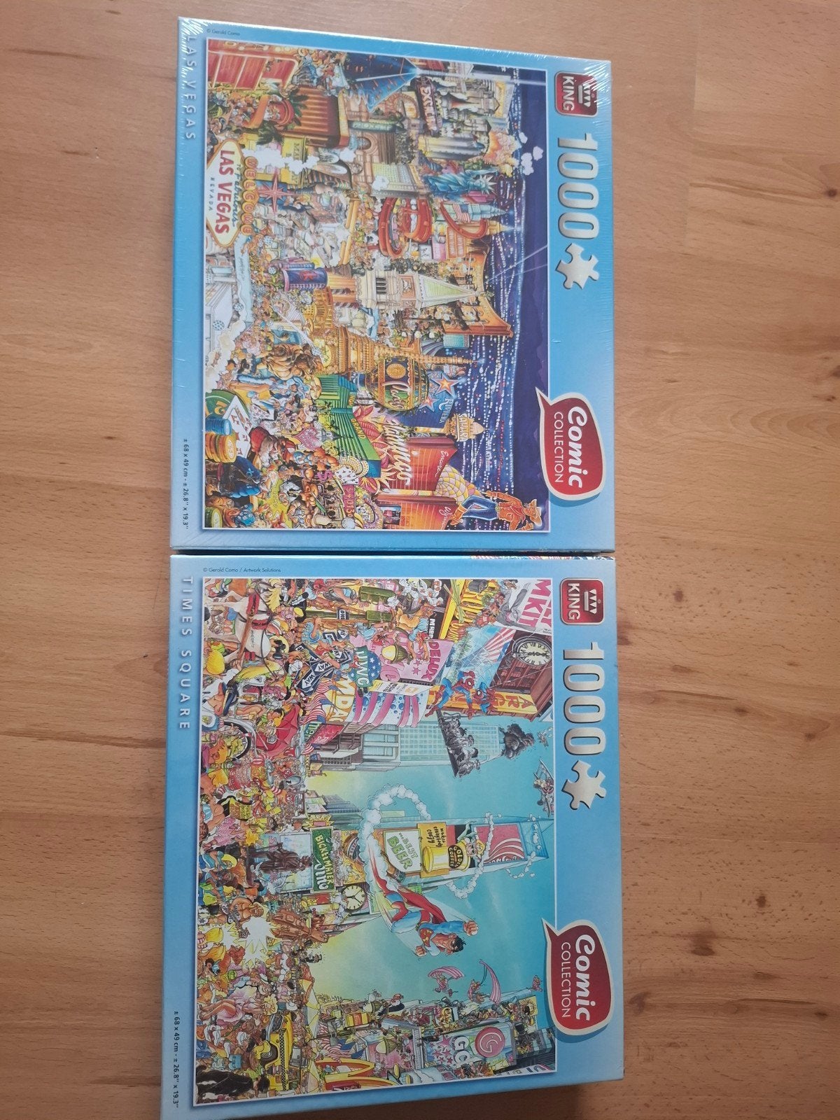 2x King Comic Collection Puzzel 1000 stukjes - Nieuw, Kinderen en Baby's, Speelgoed | Kinderpuzzels, Ophalen, Meer dan 50 stukjes