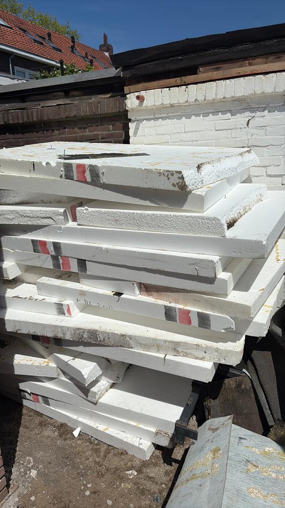 GRATIS afhalen - isolatieplaten Eindhoven, Ophalen, Gebruikt, Piepschuim (Tempex), 15 m² of meer