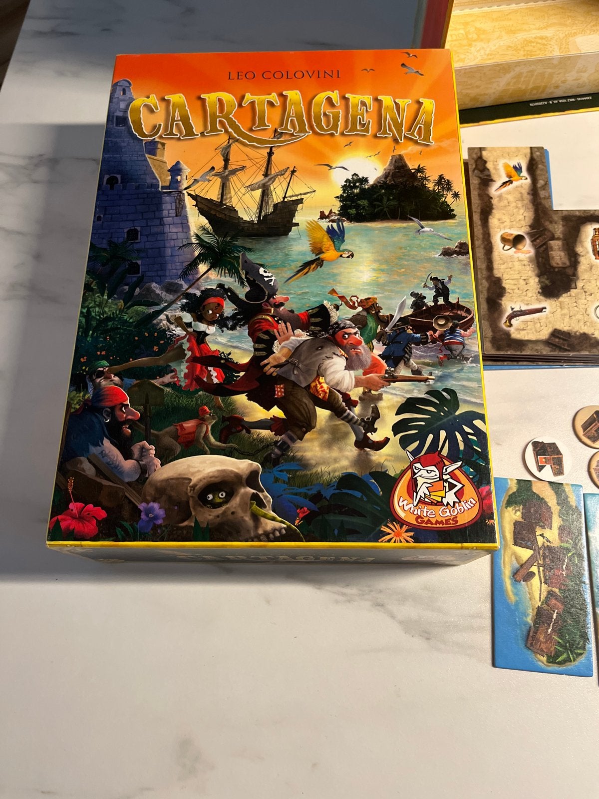 Cartagena Bordspel - Ontsnap uit de Gevangenis!, Drie of vier spelers, Ophalen of Verzenden, Zo goed als nieuw