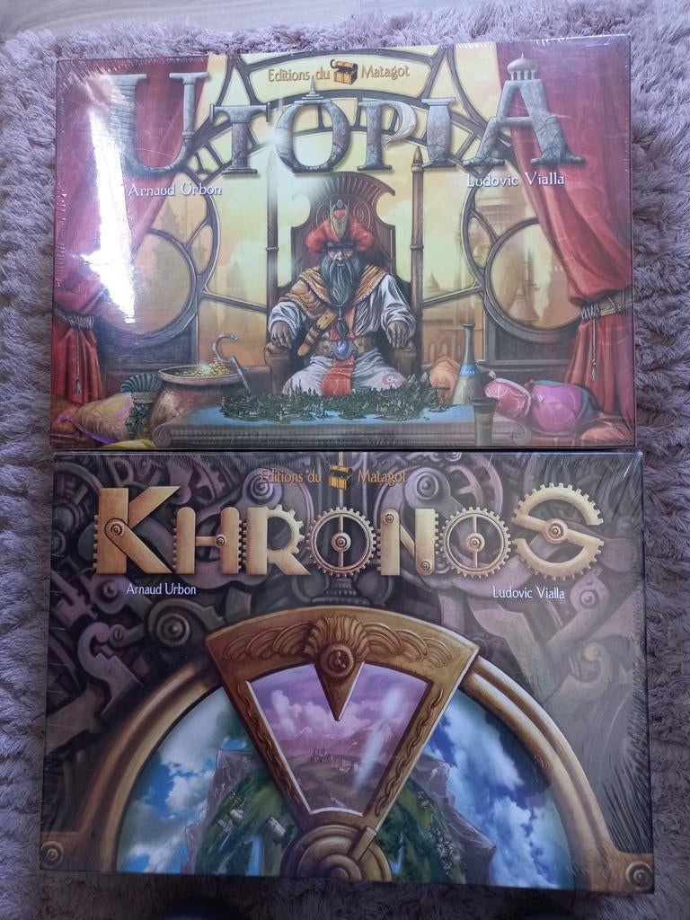 Spellen Khronos en Utopia nog nieuw in de verpakking., Ophalen of Verzenden, Nieuw