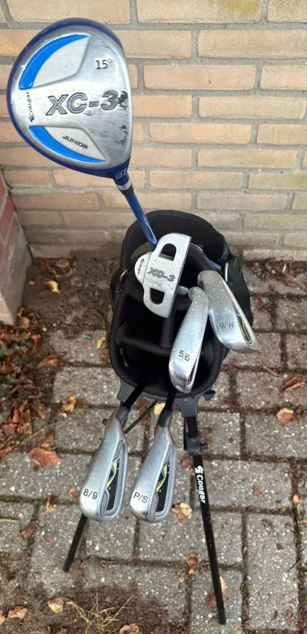 Cougar XC-3 Junior golfset met golftas, Ophalen, Gebruikt, Set, Overige merken