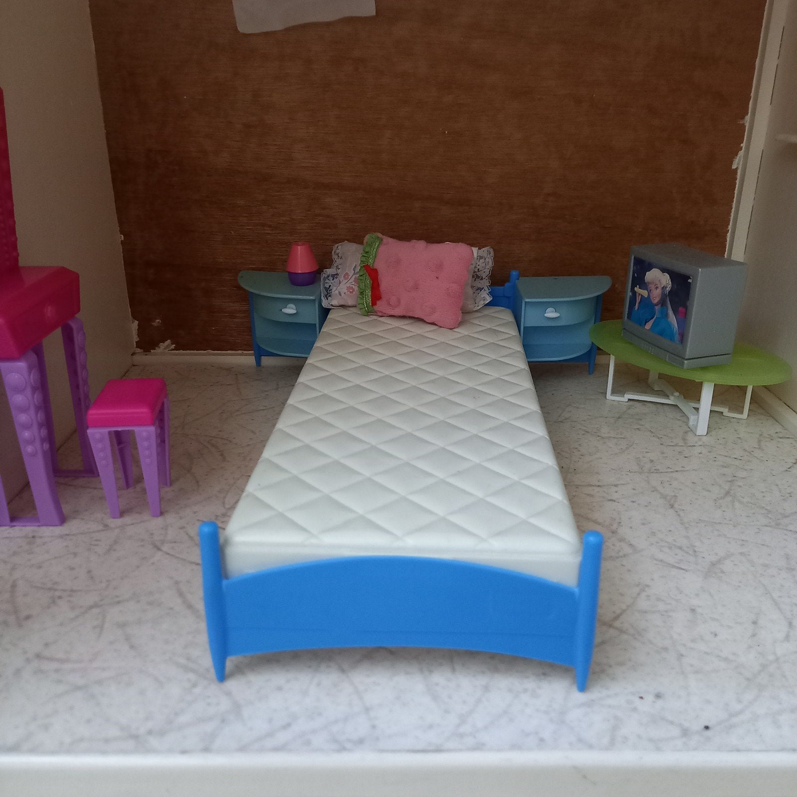 Barbie slaapkamer set met accessoires, Ophalen of Verzenden, Gebruikt, Barbie