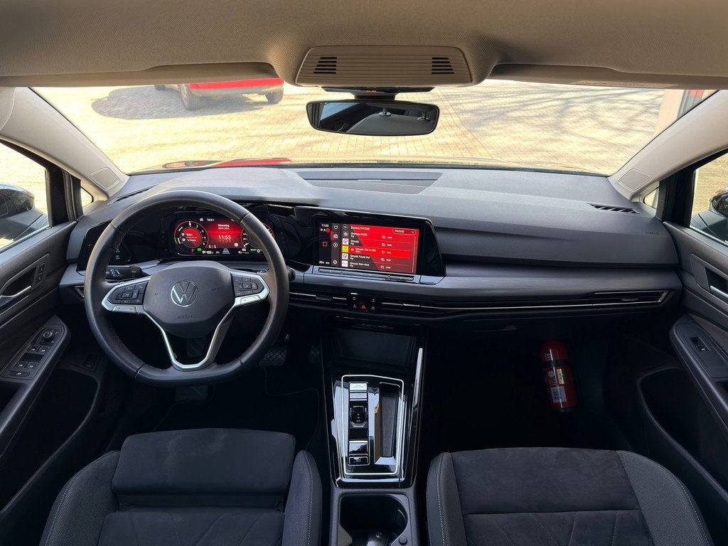 Volkswagen Golf 1.4 eHybrid Style,Adaptive Cruise Control,Me, Auto's, Gebruikt, Zwart, 4 cilinders, Alcantara