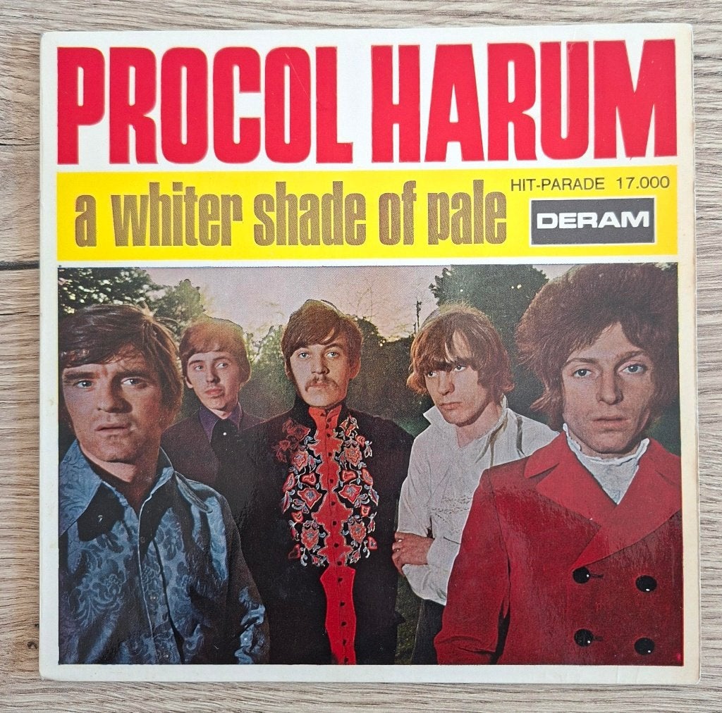 Procol Harum Franse single A Whiter Shade Of Pale soort EP, Gebruikt, 7 inch, Ophalen of Verzenden, EP