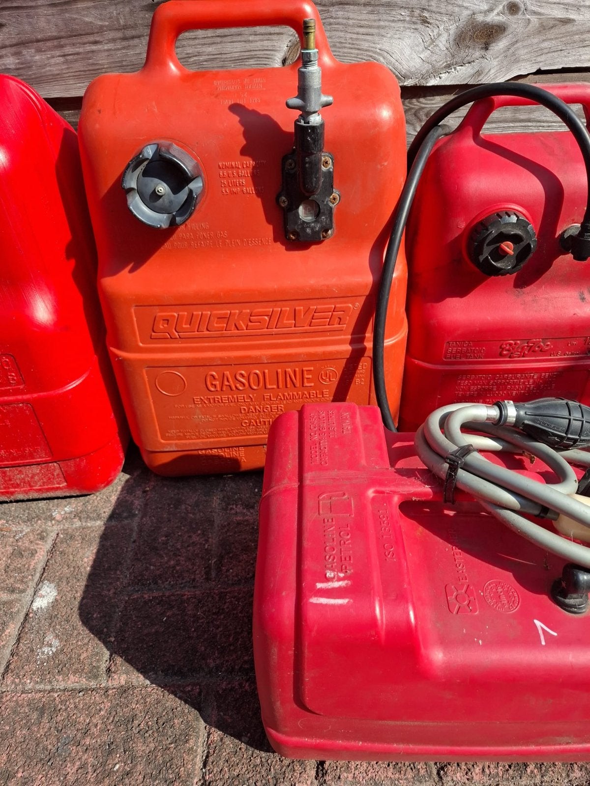 Diverse Brandstoftanks voor Bootmotoren, Ophalen of Verzenden, Gebruikt, Motor en Techniek