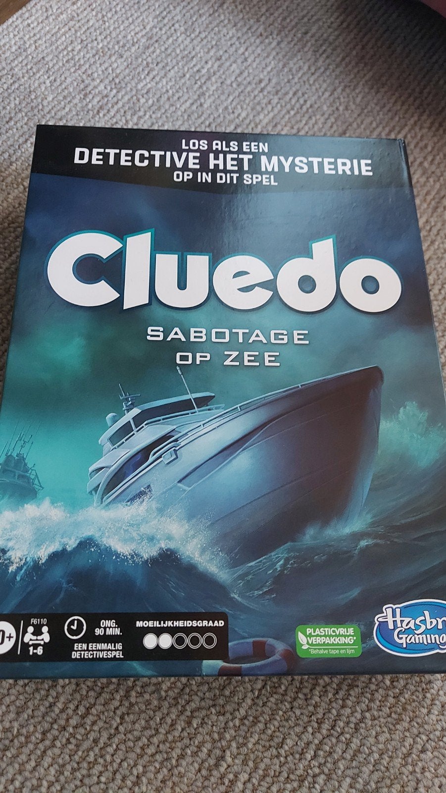 Cluedo Sabotage op Zee - Eenmalig Detectivespel, Vijf spelers of meer, Ophalen, Nieuw, Hasbro Gaming