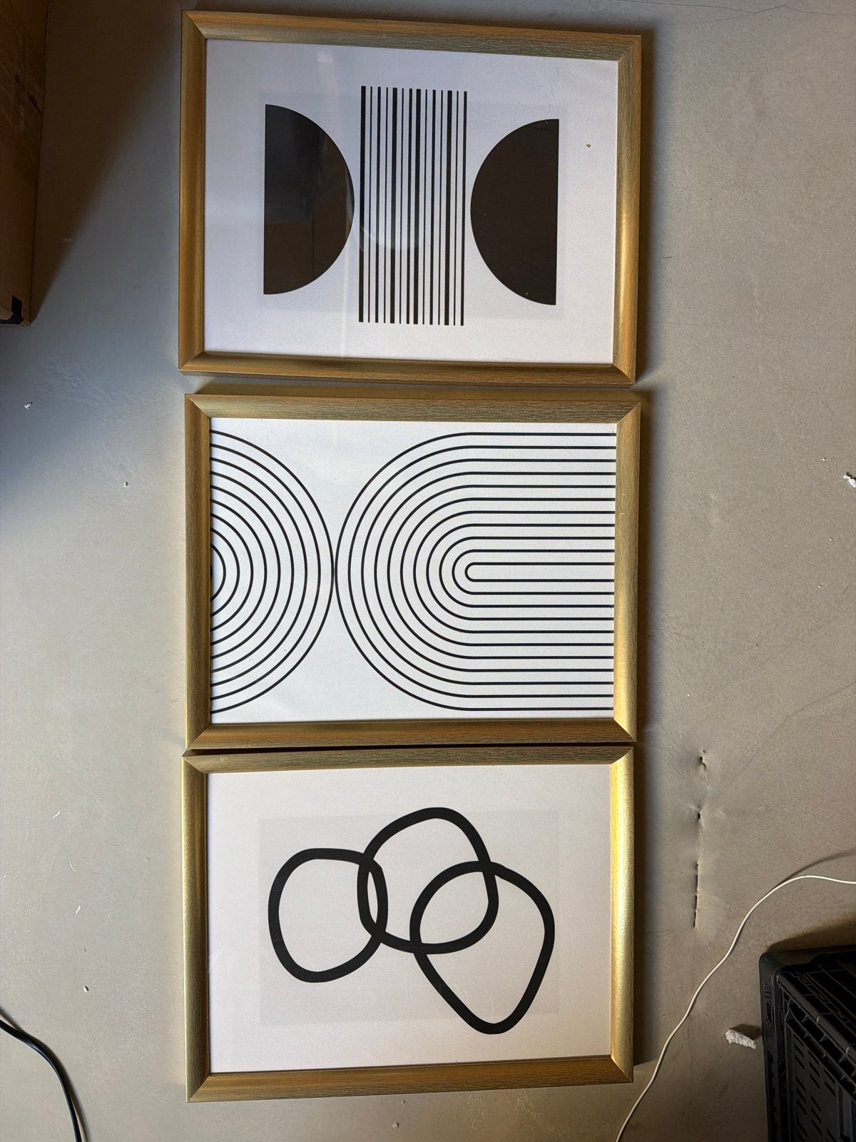 Ikea gouden lijsten met print 30 x 40, Ophalen, Minder dan 50 cm, 5 – 50, Print