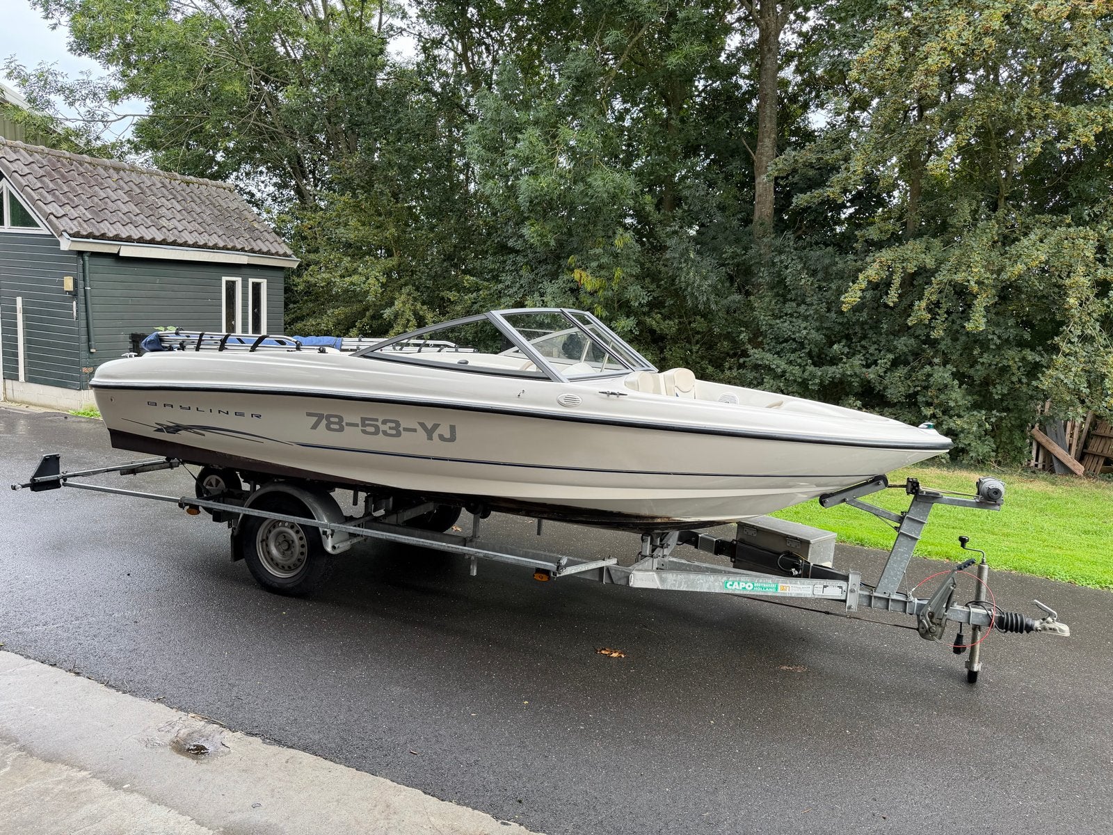Bayliner 175 BR incl. Pega trailer met elektrische lier, Gebruikt, Binnenboordmotor, Polyester, Bayliner