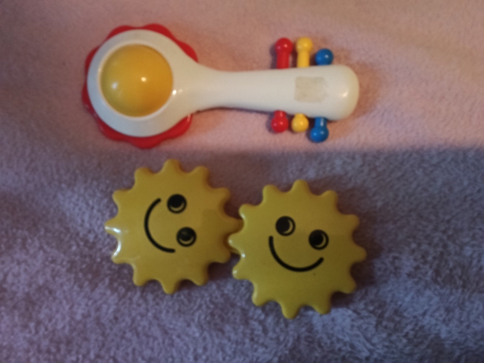 Rammelaar en Speelgoed Zonnetjes Ambi toys, Ophalen of Verzenden, Gebruikt, Rammelaar