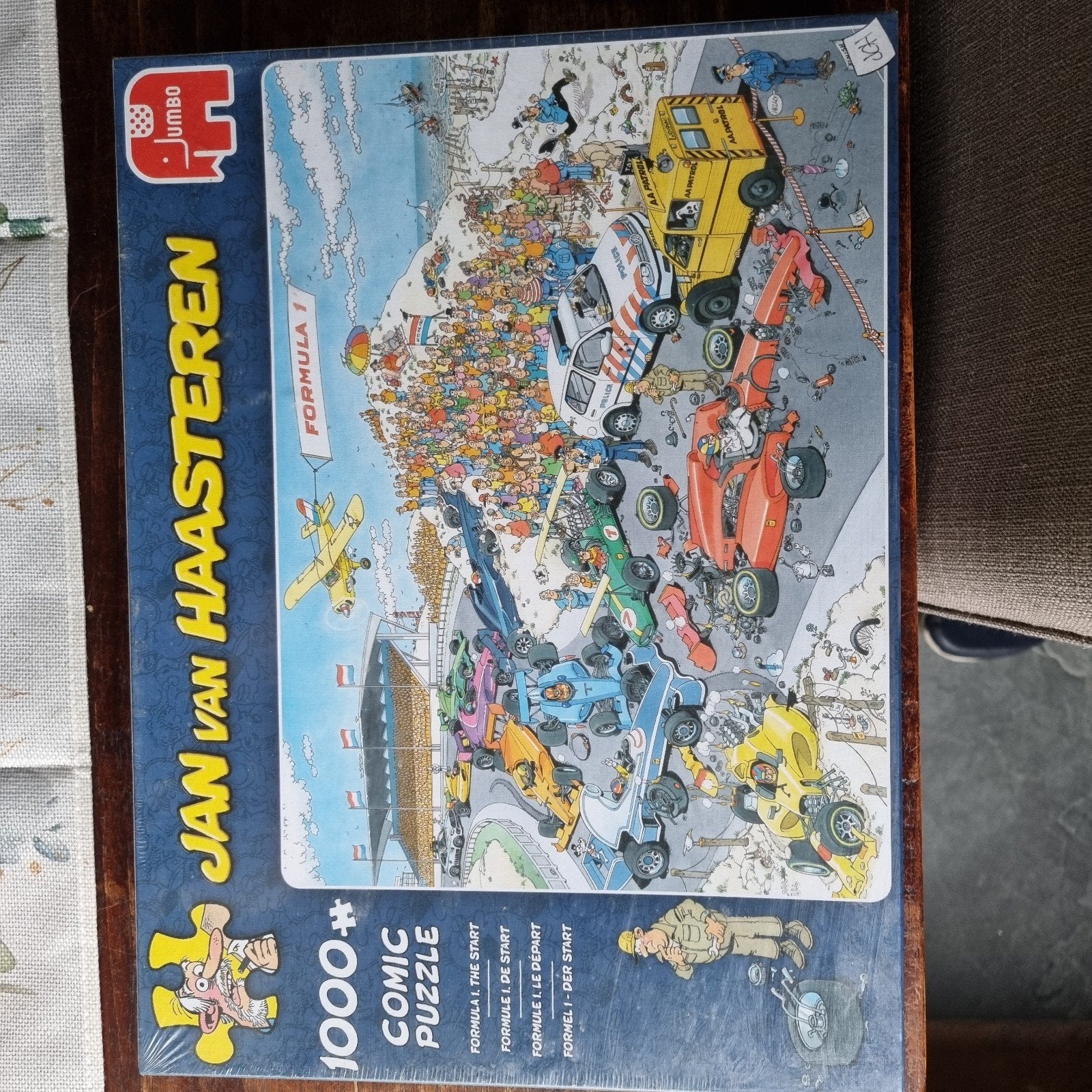 Jan van Haasteren Formule 1 Puzzel 1000 stukjes, Ophalen of Verzenden, 500 t/m 1500 stukjes, Nieuw, Legpuzzel