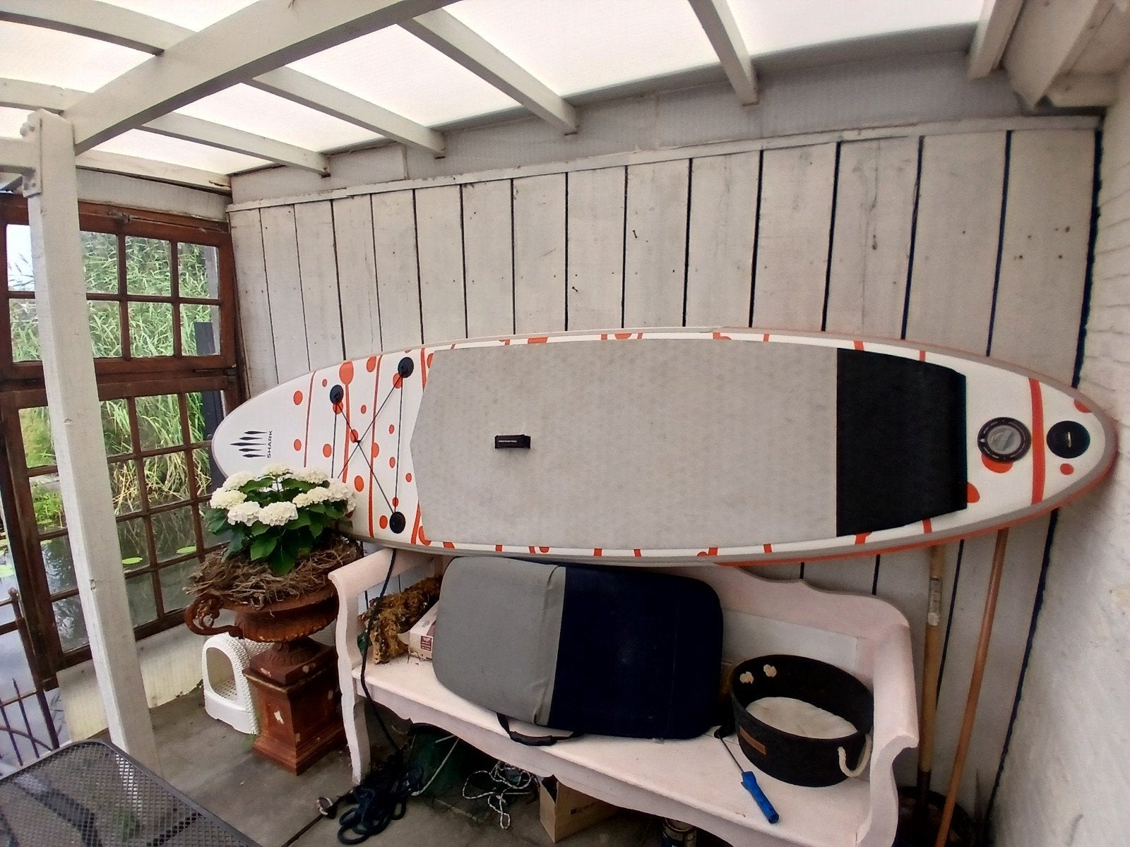 shark 10.6 sup, Watersport en Boten, Suppen, Ophalen of Verzenden, Zo goed als nieuw, SUP-boards