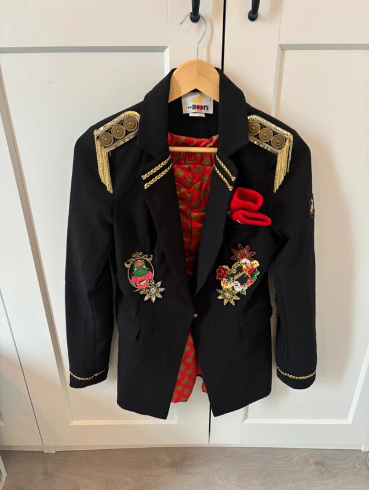 Oeteldonk jasje dames maat S Hoofs, Carnaval, Ophalen of Verzenden, Zo goed als nieuw, Kleding