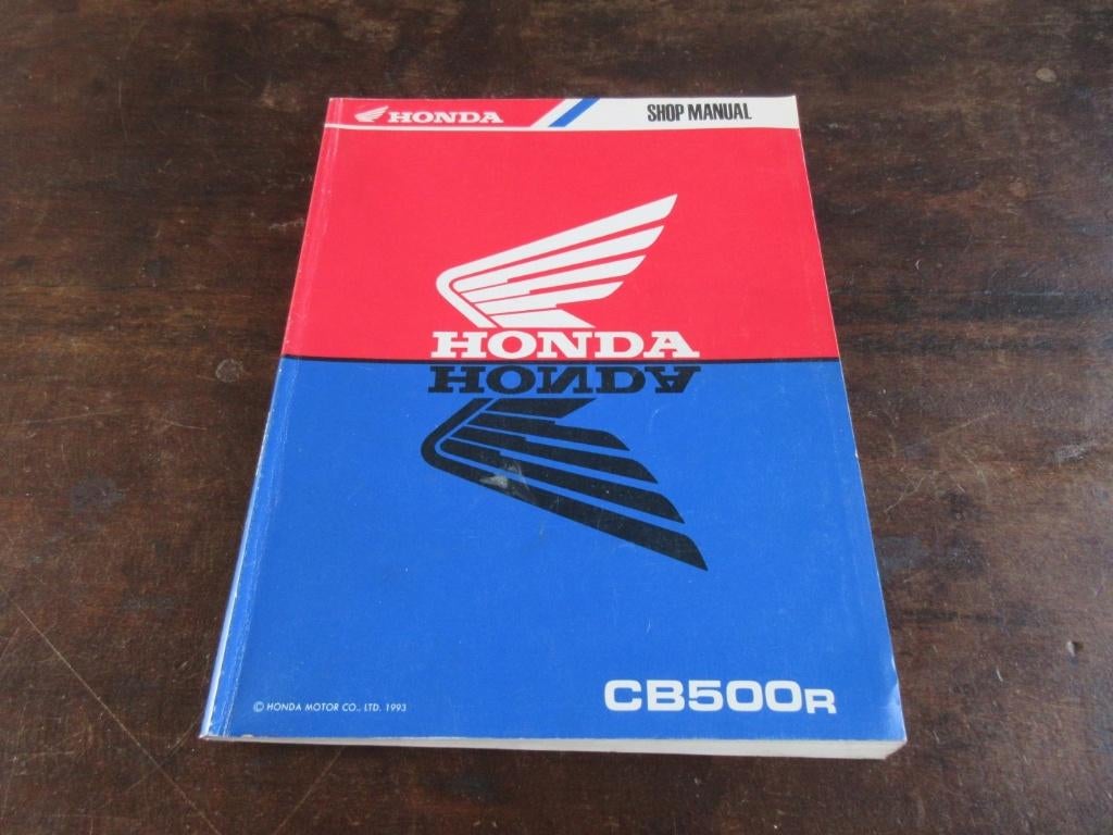 Honda CB500 werkplaatshandboek manual, Motoren, Ophalen of Verzenden, Honda