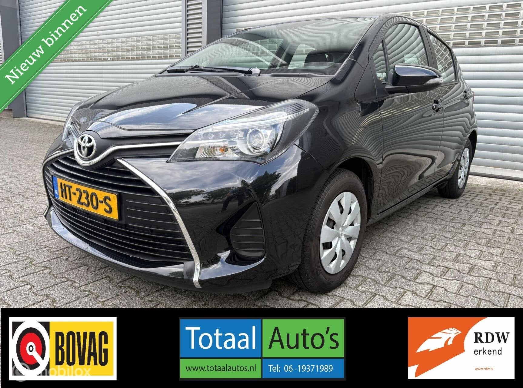 Toyota Yaris 1.0 VVT-i Aspiration*P-CAM*NEDERL*EERSTE EIG*, Auto's, Voorwielaandrijving, 527 kg, Euro 6, Origineel Nederlands