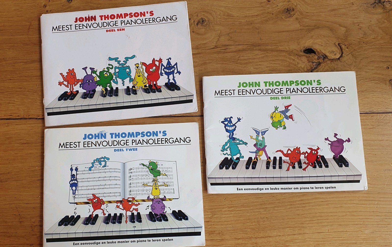 John thompson's deel 1 2 3 meest eenvoudige piano leergang., Ophalen of Verzenden, Gebruikt, Les of Cursus, Piano