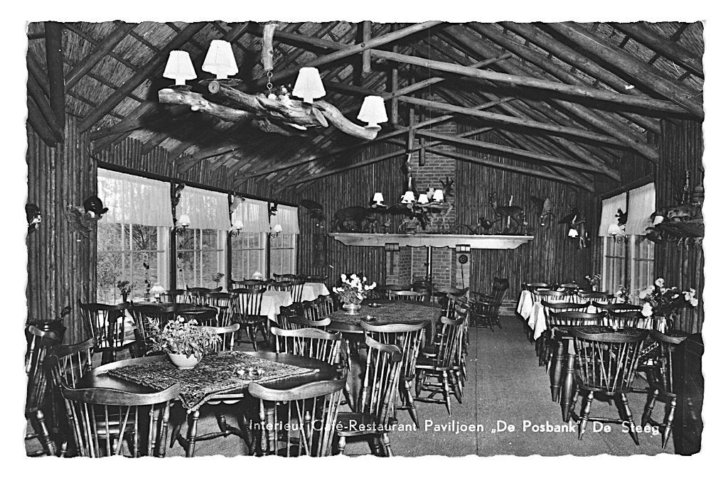 947317	De Steeg	Restaurant	De Posbank	1956	Onbeschreven, Ophalen of Verzenden, 1940 tot 1960, Gelopen, Gelderland