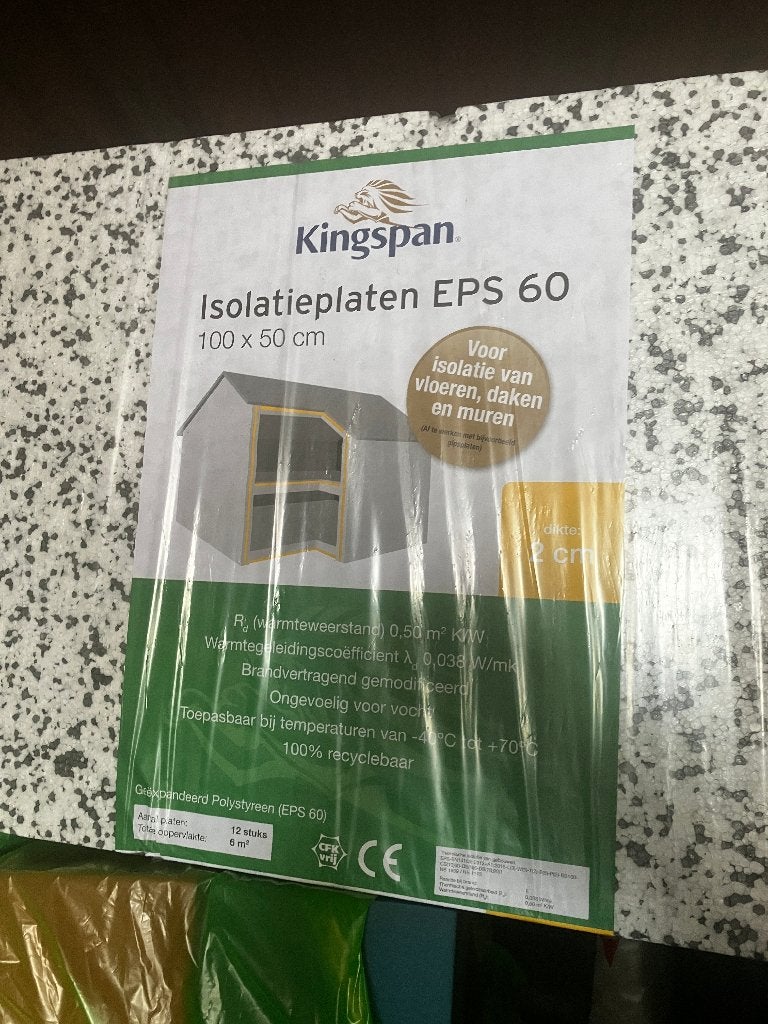 isolatie platen 100x50, Nieuw, 5 tot 10 m², Hardschuim (Pir), Ophalen