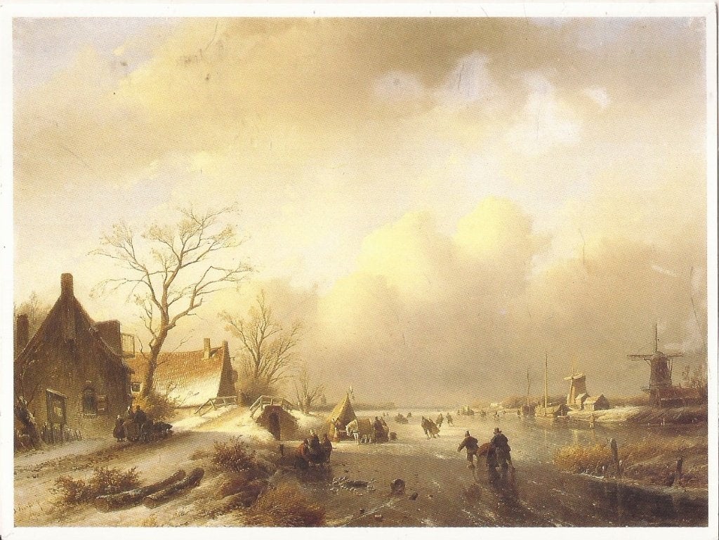 IJsgezicht J.J. Spohler (1811-1866) Stedelijk Museum Kampen, Ophalen of Verzenden, 1980 tot heden, Ongelopen, Overige thema's