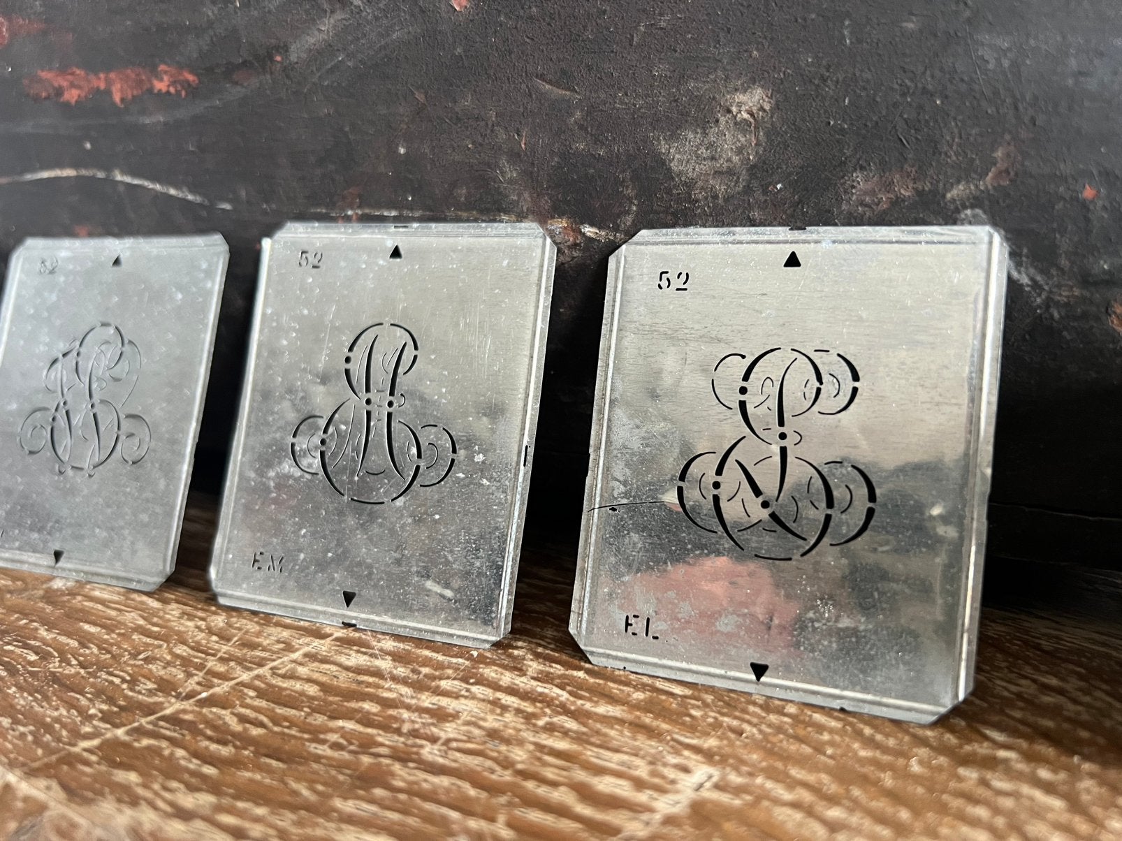 ANTIEKE BORDUUR SJABLONEN 5 stuks, Antiek en Kunst, Ophalen of Verzenden