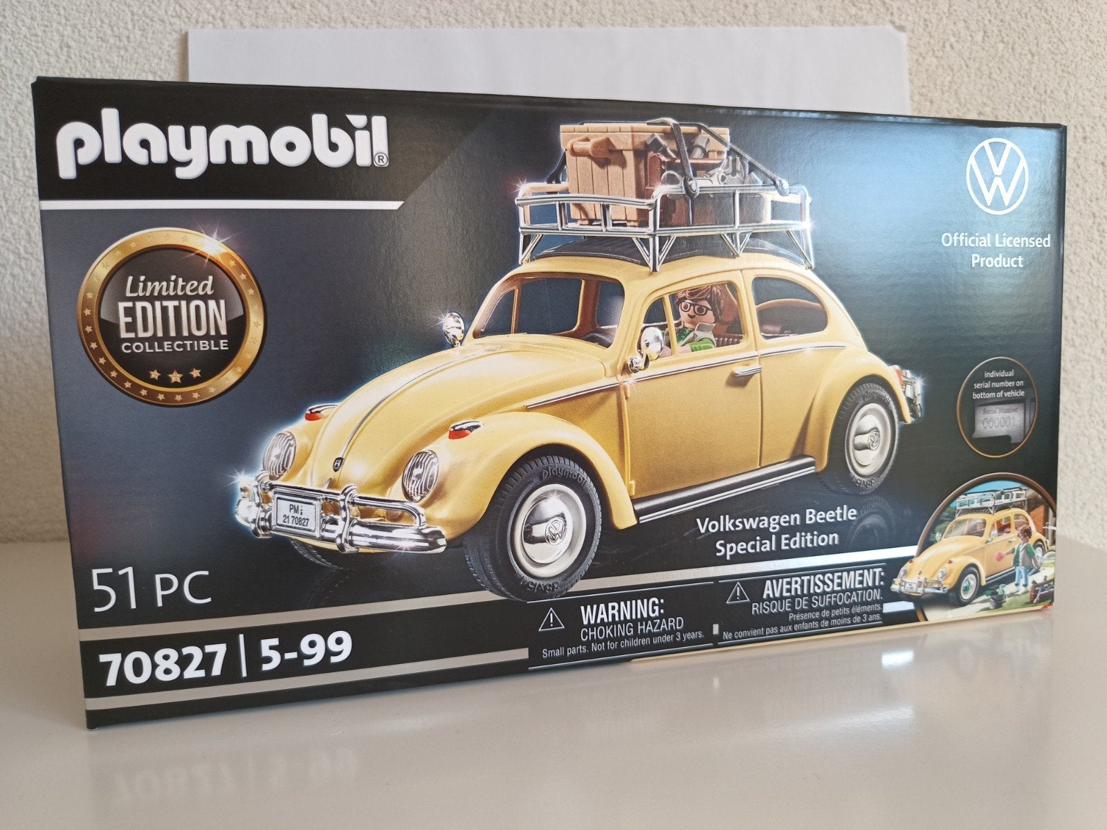 70827 VW kever van Playmobil, Complete set, Voertuig, Nieuw, Ophalen of Verzenden